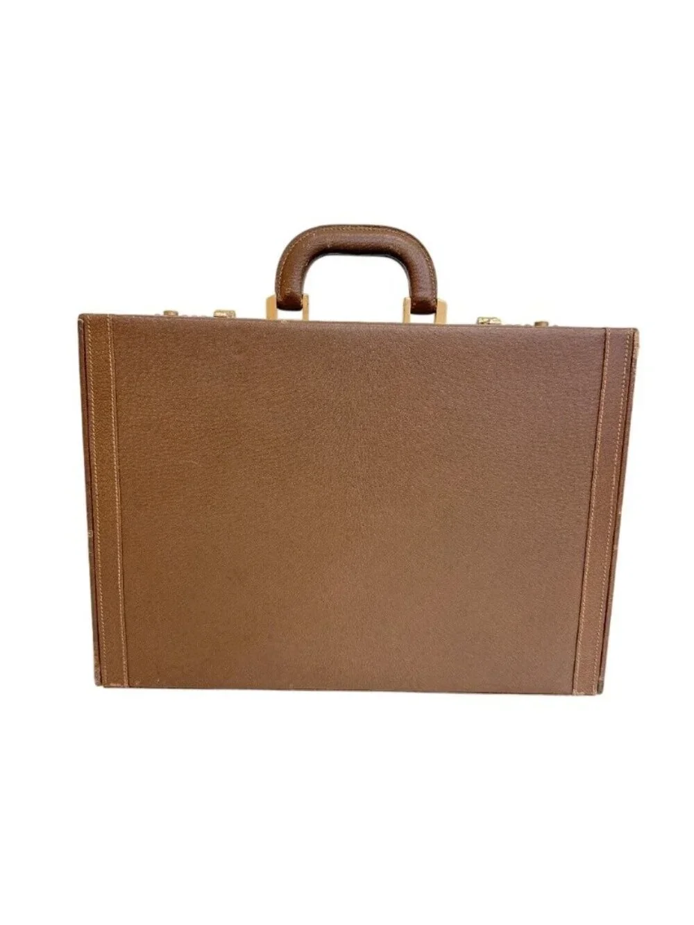 Gucci Vintage Attache Case Handbag GG Pattern Business